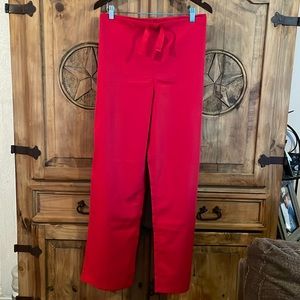 Red Cherokee scrub Pants Large